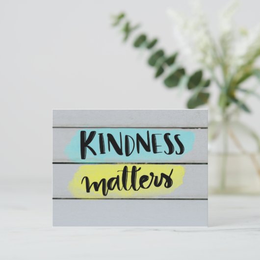 Kindness Matters Briefkaart (Staand voorkant)