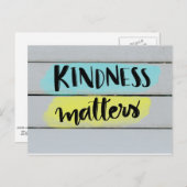 Kindness Matters Briefkaart (Voorkant / Achterkant)