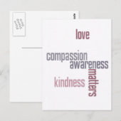Kindness Matters Briefkaart (Voorkant / Achterkant)