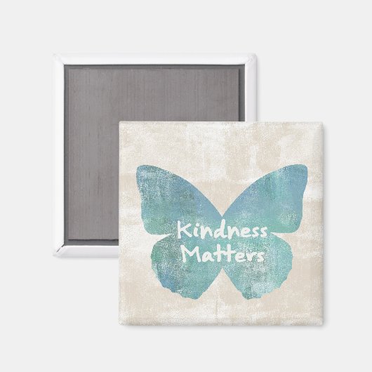 Kindness Matters Butterfly Magneet (Voorkant / Achterkant)