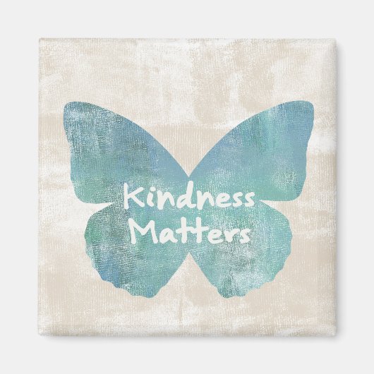 Kindness Matters Butterfly Magneet (Voorkant)