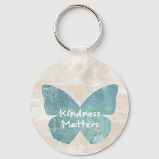 Kindness Matters Butterfly Sleutelhanger (Voorkant)