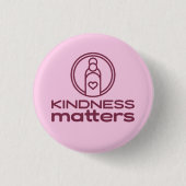 Kindness Matters Button - Een fles vriendelijkheid (Voorkant)