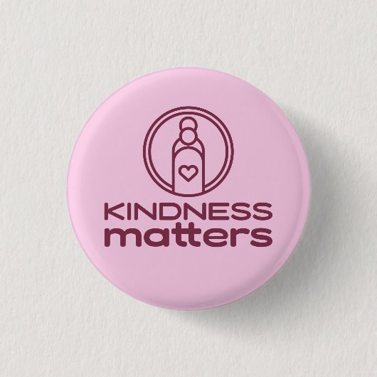 Kindness Matters Button - Een fles vriendelijkheid (Voorkant)