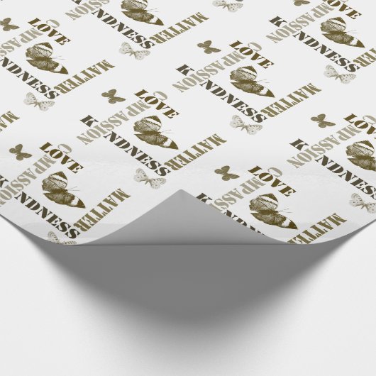 Kindness Matters Cadeaupapier (Hoek)