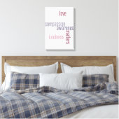 Kindness Matters Canvas Afdruk (Insitu (Slaapkamer))