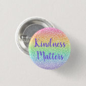 Kindness Matters & Doodles Rainbow Button (Voorkant /achterkant)
