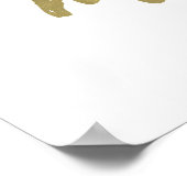 Kindness Matters Gold Heart inspirerend quote Poster (Hoek)