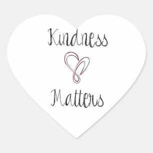Kindness Matters Heart Hart Sticker
