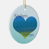 Kindness Matters Heart Keramisch Ornament (Rechts)