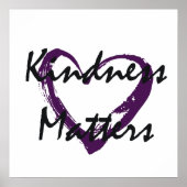 Kindness Matters Heart Poster (Voorkant)