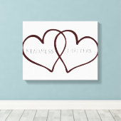 Kindness Matters Hearts Canvas Afdruk (Insitu (Houten vloer))