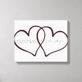 Kindness Matters Hearts Canvas Afdruk (Voorkant)