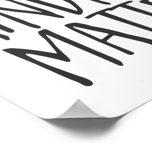 Kindness Matters, Inspirerend prijsopgave Poster (Hoek)