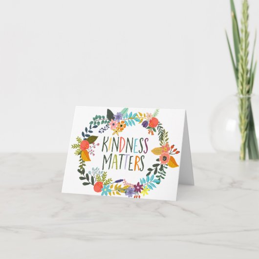 Kindness Matters Kaart (Voorkant)