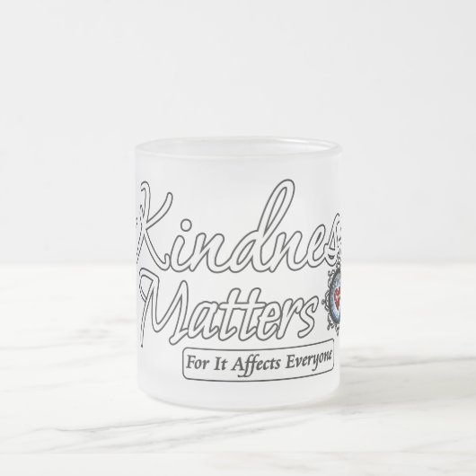 Kindness Matters Matglas Koffiemok (Center)