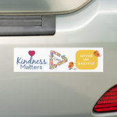 Kindness Matters - op de schoolbus Bumpersticker (Op auto)