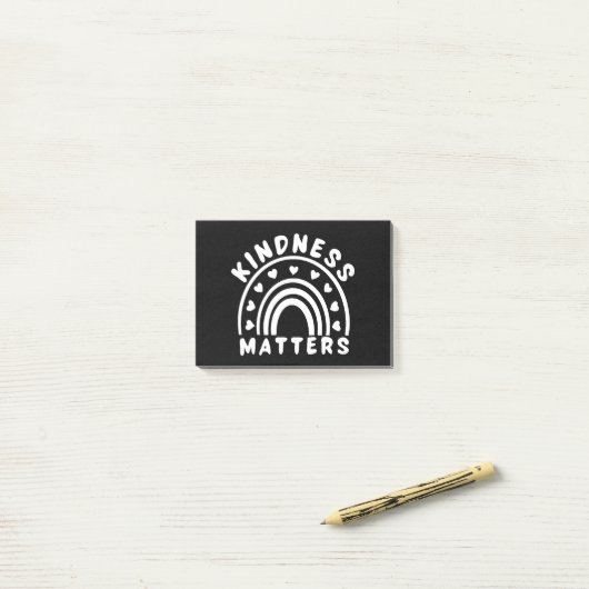 Kindness Matters Post-it® Notes (Op bureau)