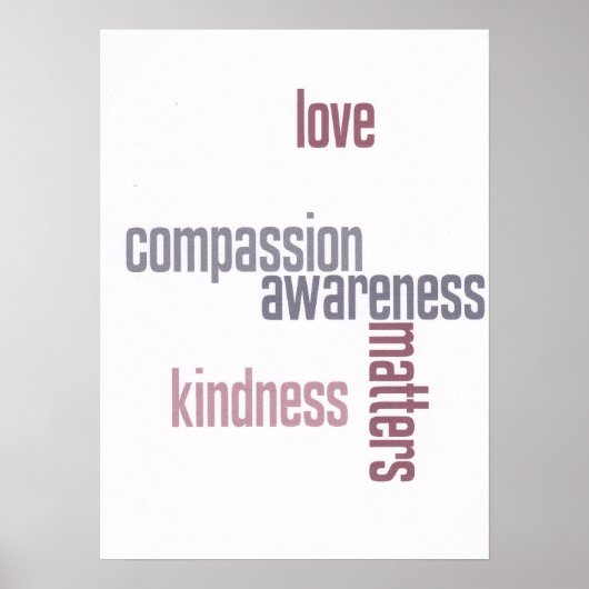 Kindness Matters Poster (Voorkant)