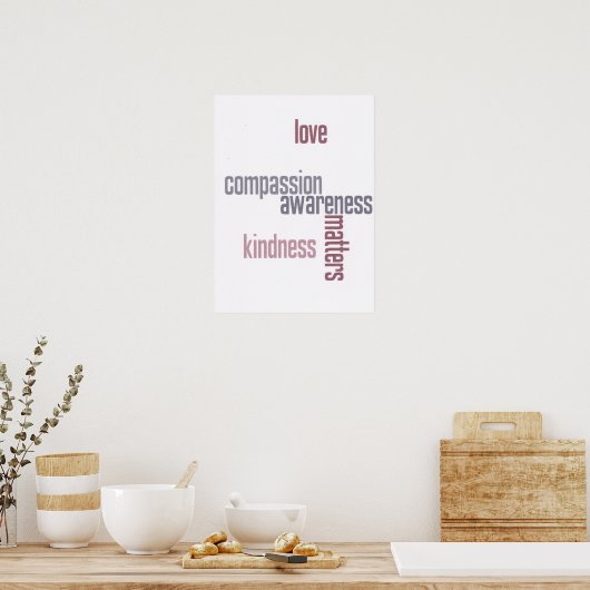 Kindness Matters Poster (Keuken)