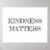 Kindness Matters Poster (Voorkant)