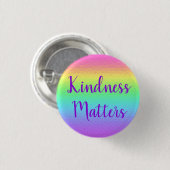 Kindness Matters Rainbow Button (Voorkant /achterkant)