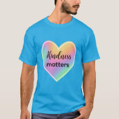 Kindness Matters Rainbow Heart T-shirt (Voorkant)