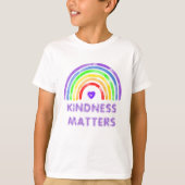 Kindness Matters | Regenboog T-shirt (Voorkant)