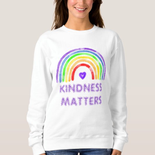 Kindness Matters | Regenboog Trui (Voorkant)