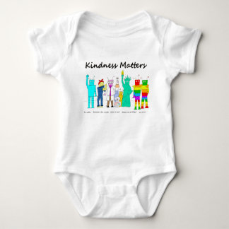 Kindness Matters Robots Onsie Romper
