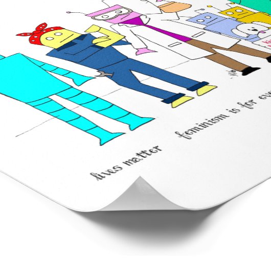 Kindness Matters Robots Poster (Hoek)