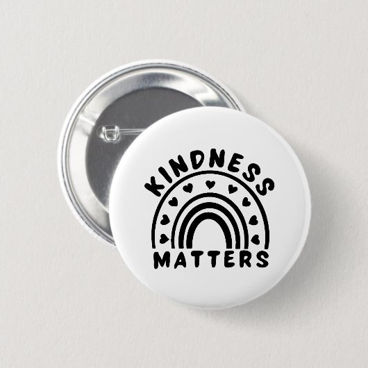 Kindness Matters Ronde Button 5,7 Cm (Voorkant /achterkant)