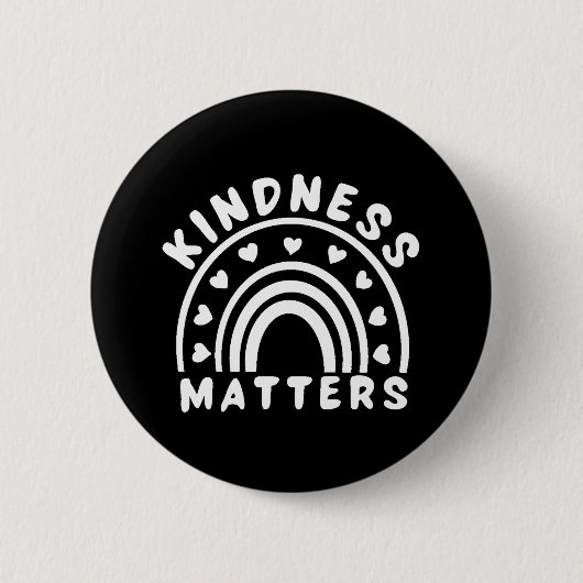 Kindness Matters Ronde Button 5,7 Cm (Voorkant)