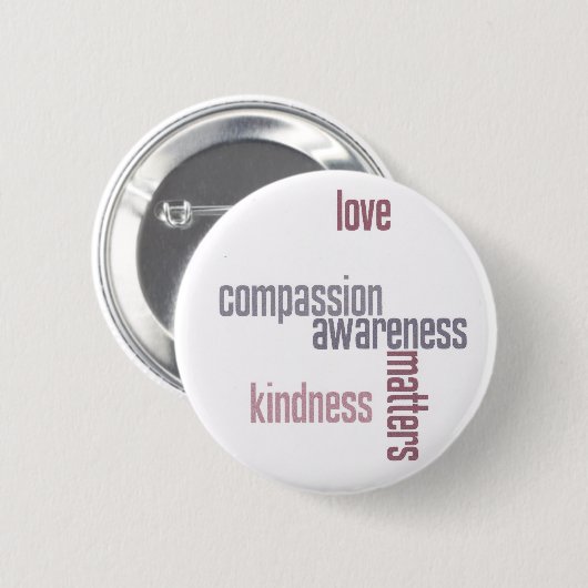 Kindness Matters Ronde Button 5,7 Cm (Voorkant /achterkant)