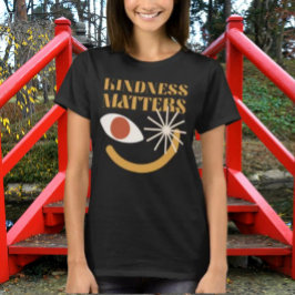 Kindness Matters Shirt - Leuke Abstracte glimlach