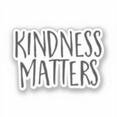 Kindness Matters Sticker (Voorkant)
