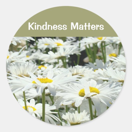 Kindness Matters stickers Kind Goodness Daisy (Voorkant)