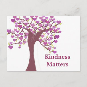 Kindness Matters Tree of Hearts Briefkaart