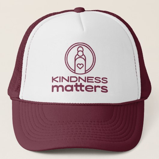 Kindness Matters Trucker Hat - Fles van vriendelij Pet (Voorkant)
