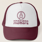 Kindness Matters Trucker Hat - Fles van vriendelij Trucker Pet (Voorkant)
