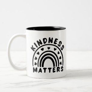 Kindness Matters Tweekleurige Koffiemok