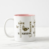 Kindness Matters Tweekleurige Koffiemok (Links)