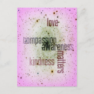 Kindness Matters Universal Love Briefkaart