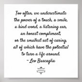 KINDNESS MOTIVATIE POSTER (Voorkant)