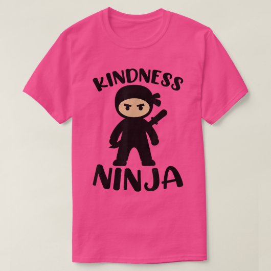 Kindness Ninja Be Sind Anti Bullying Movement Stop T-shirt (Design voorkant)