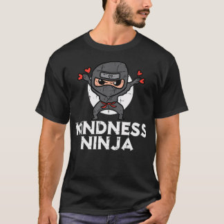 Kindness Ninja Funny Kinder Unity Day Oranje tegen T-shirt