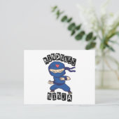Kindness Ninja, gevecht tegen pesterijen Briefkaart (Staand voorkant)