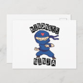 Kindness Ninja, gevecht tegen pesterijen Briefkaart (Voorkant / Achterkant)