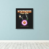 KINDNESS - pas het op de druk van het Canvas over (Insitu (Houten vloer))