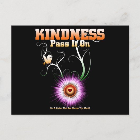 KINDNESS - pas het over het sterkste hart Briefkaart (Voorkant)